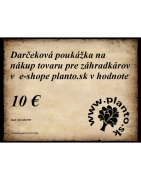 Darčeková poukážka 10 €